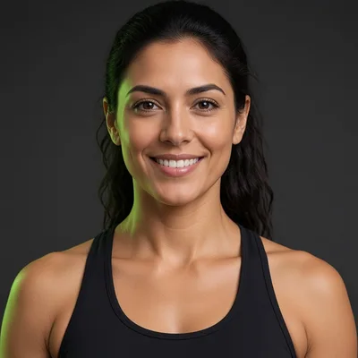 Laura, clienta de Álex Vega, sonriente tras perder 14 kg
